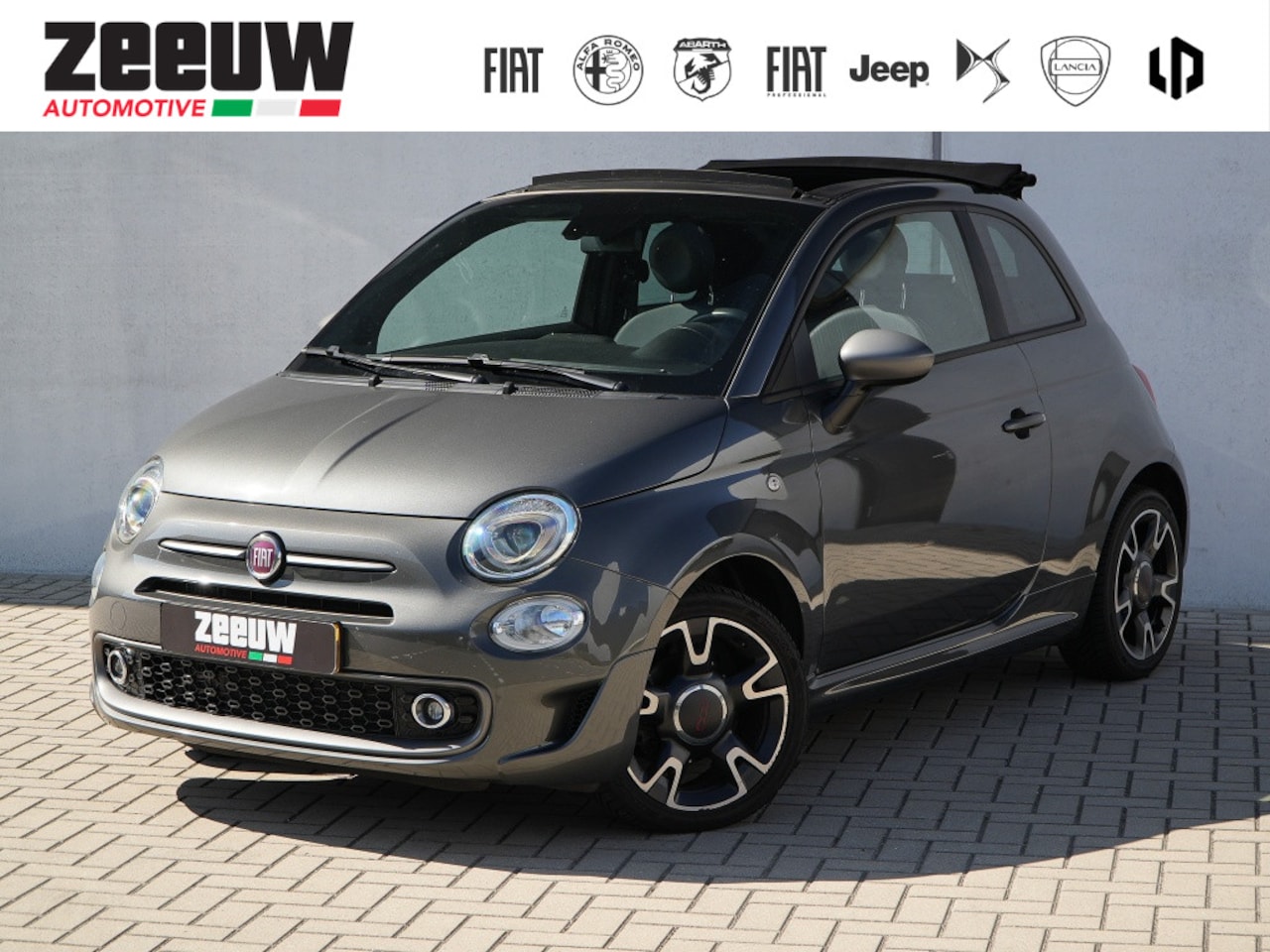 Fiat 500 C - TwinAir Turbo 80 PK Sport | Carplay | Cruise | PDC | 16" - AutoWereld.nl