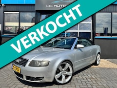 Audi A4 Cabriolet - 2.4 V6 S line 19inch leder nieuwe Riem