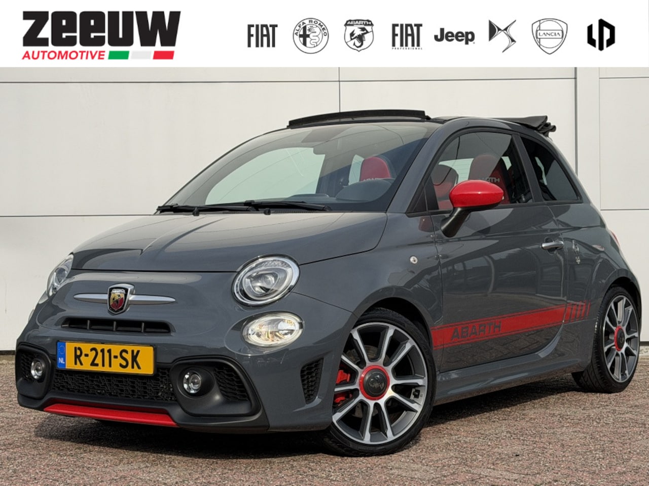 Abarth 595 - Cabrio 1.4 T-Jet 165 PK Turismo | Leder | Carplay | Monza | Beats | 17" - AutoWereld.nl