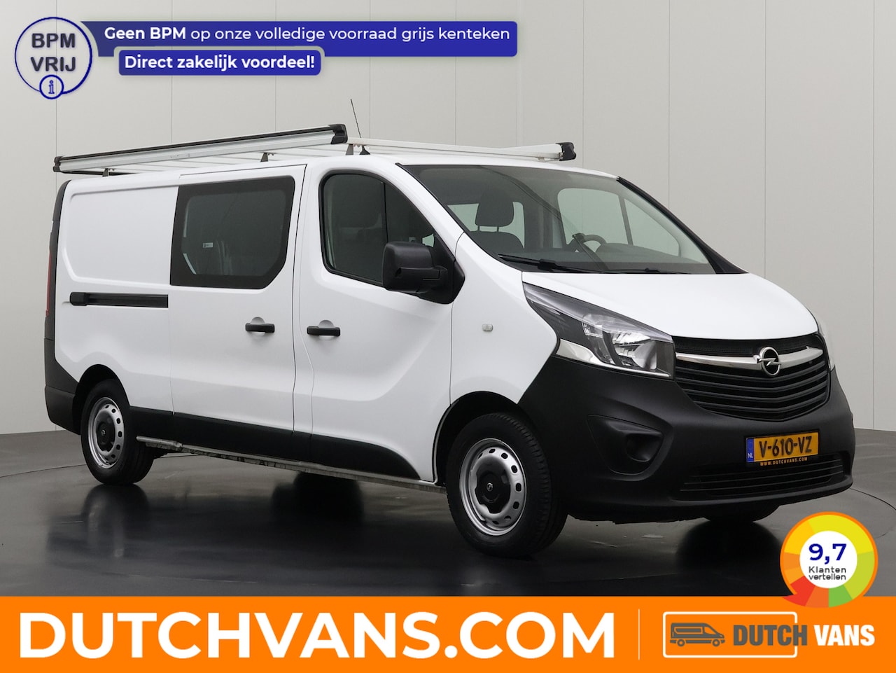 Opel Vivaro - 1.6CDTI 120PK Lang Dubbele Cabine 6-Persoons | Navigatie | Imperiaal | Trekhaak | Airco | - AutoWereld.nl
