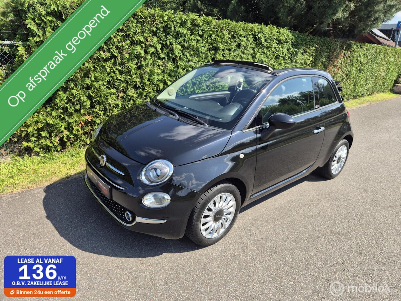 Fiat 500 C - 1.2 Lounge Navi Cruise control Pdc Airco - AutoWereld.nl