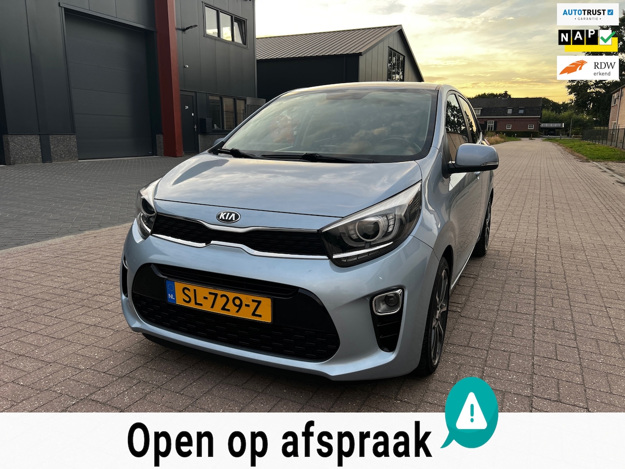 Kia Picanto - 1.0 CVVT Colour Edition Carplay/Leer/Led/Camera/Cruise - AutoWereld.nl