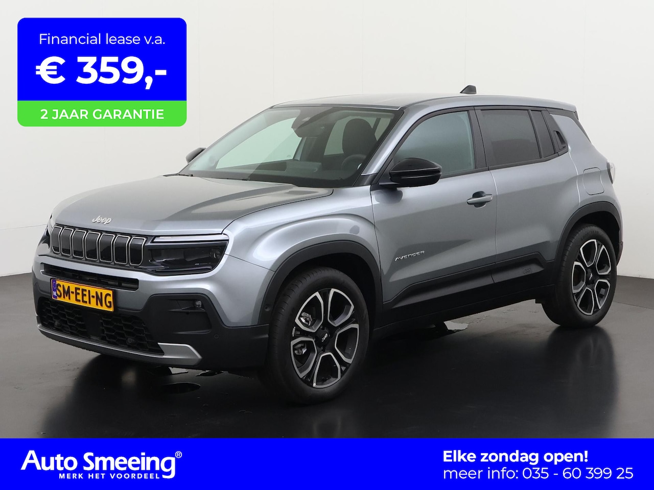 Jeep Avenger - Summit 54 kWh 3 fase | SOH 97% | Camera | Carplay | Blind spot | Zondag open! - AutoWereld.nl