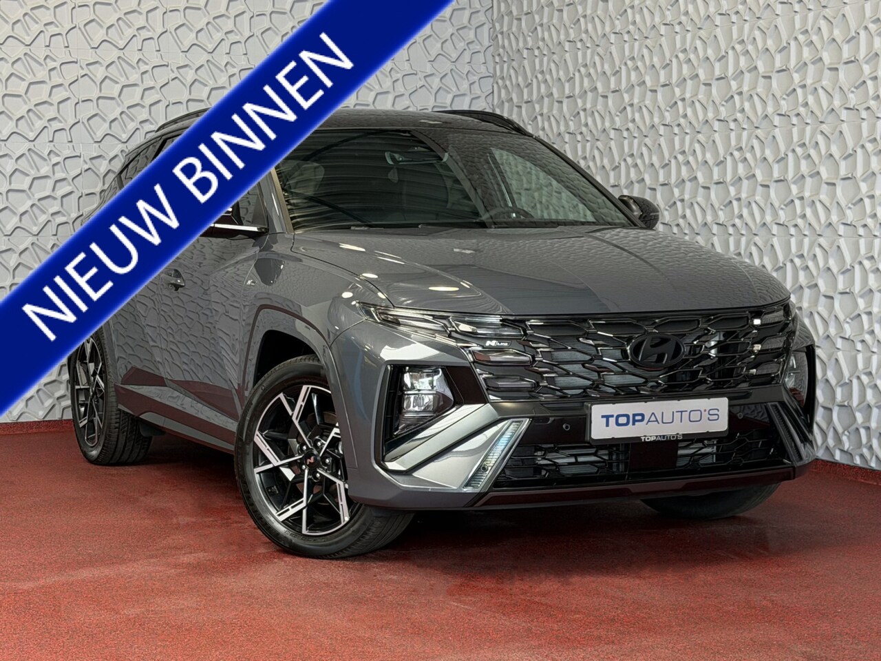 Hyundai Tucson - NW AUTO 4WD 288PK N LINE + 1.6 T-GDI PHEV SKY PANO CAMERA STOELVERWARM 19" LMV ZWARTE HEME - AutoWereld.nl