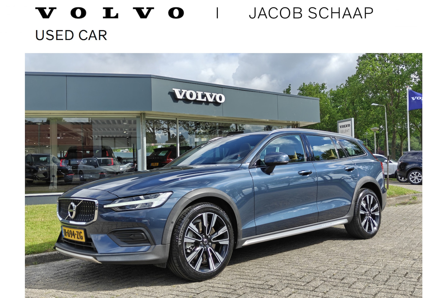 Volvo V60 Cross Country - B5 AWD 265PK Pro | Trekhaak | Adapt. Cruise | Stoelventilatie | Panodak | - AutoWereld.nl
