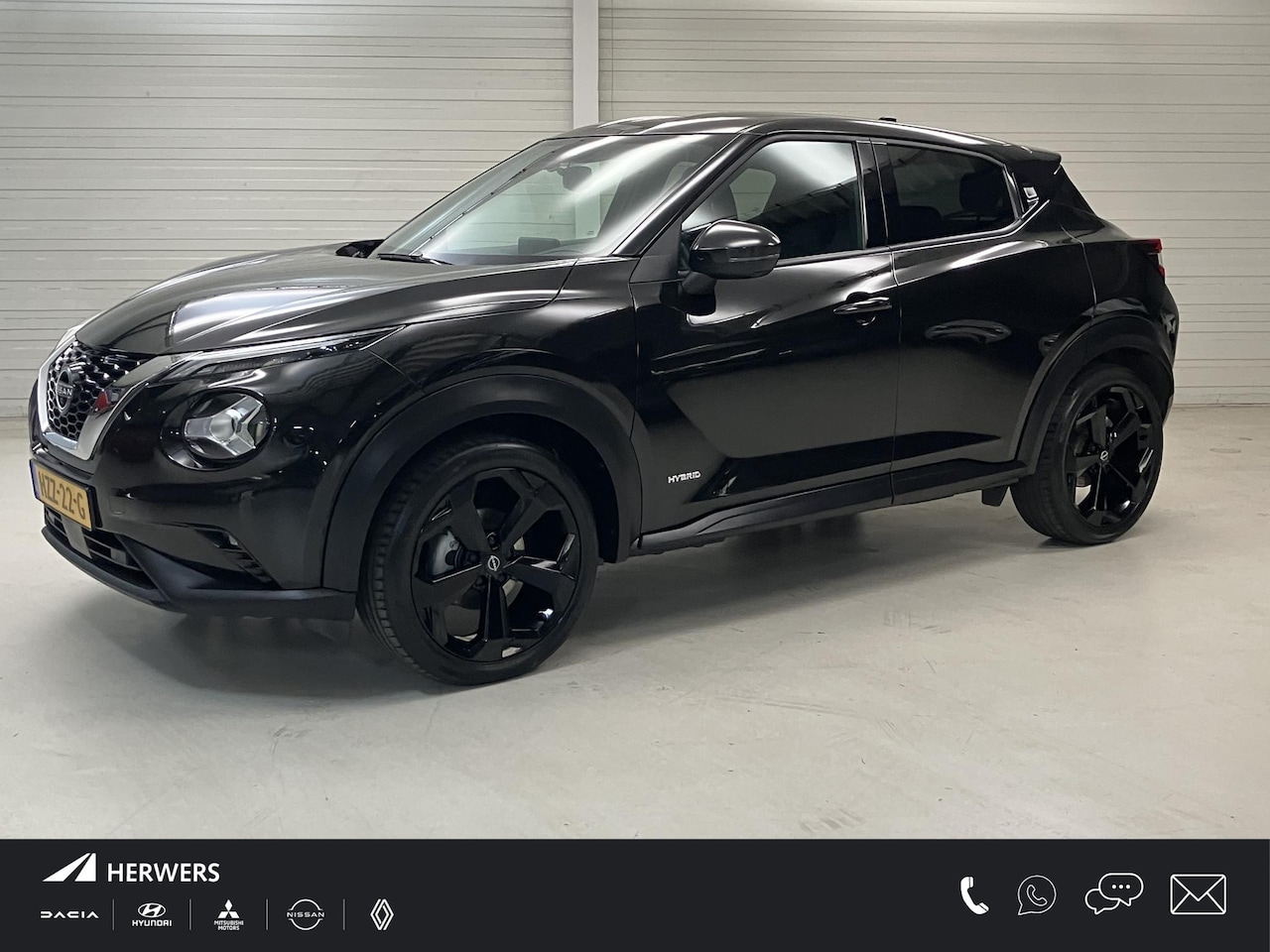 Nissan Juke - 1.6 Hybrid Tekna / Dealer Onderhouden / Apple CarPlay/Android Auto / Lederen bekleding / 1 - AutoWereld.nl