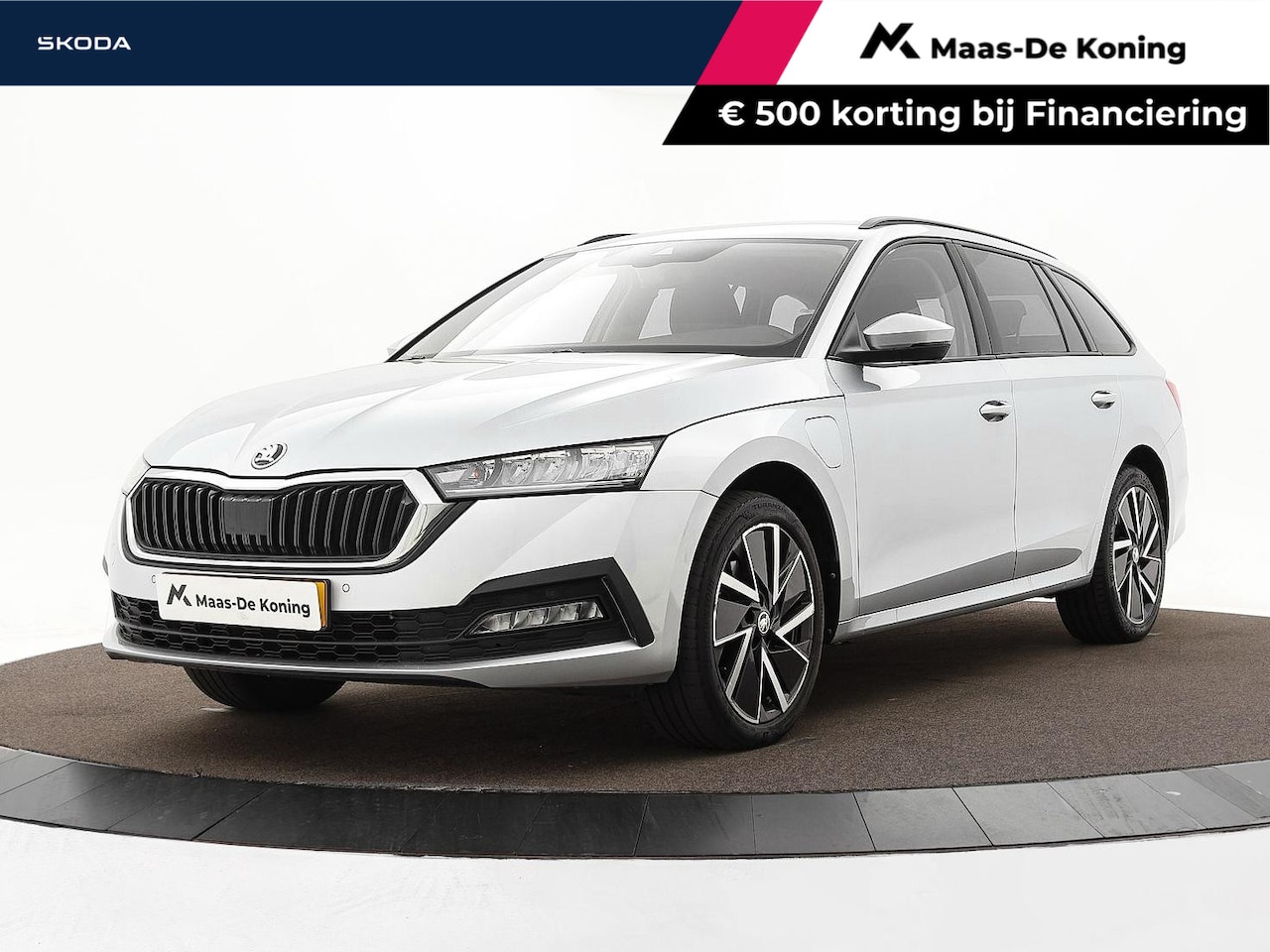 Skoda Octavia Combi - 1.4 TSI iV PHEV 204pk DSG Business Edition · Stuur- & Stoelverwarming · Apple/Android Car - AutoWereld.nl