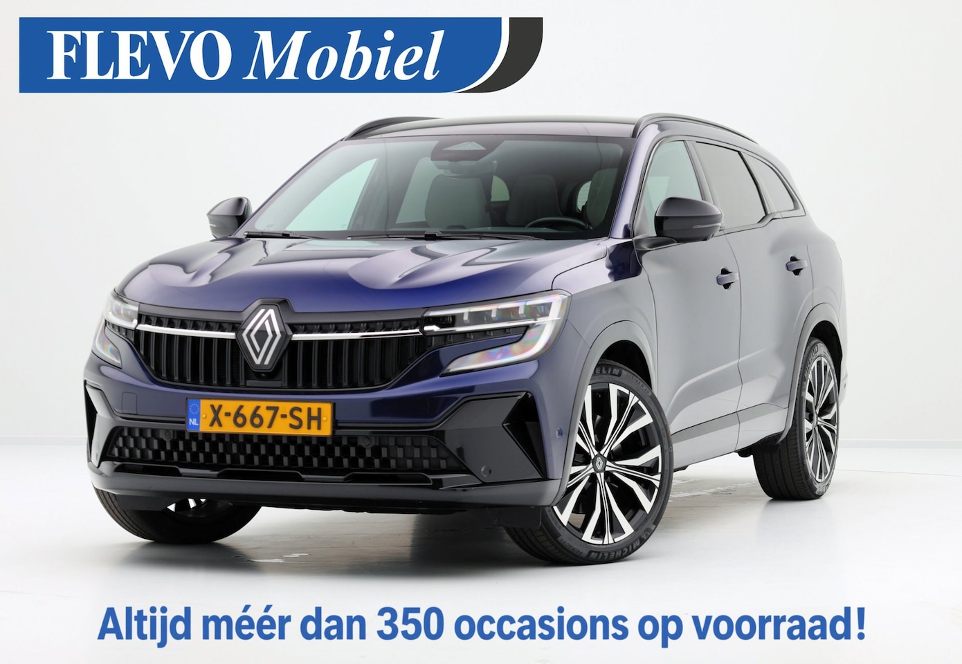 Renault Espace - E-Tech full hybrid 200 iconic 7-pers Aut. Pano|Leder|Adapt.Cruise|360Cam|Zeer Luxe! - AutoWereld.nl