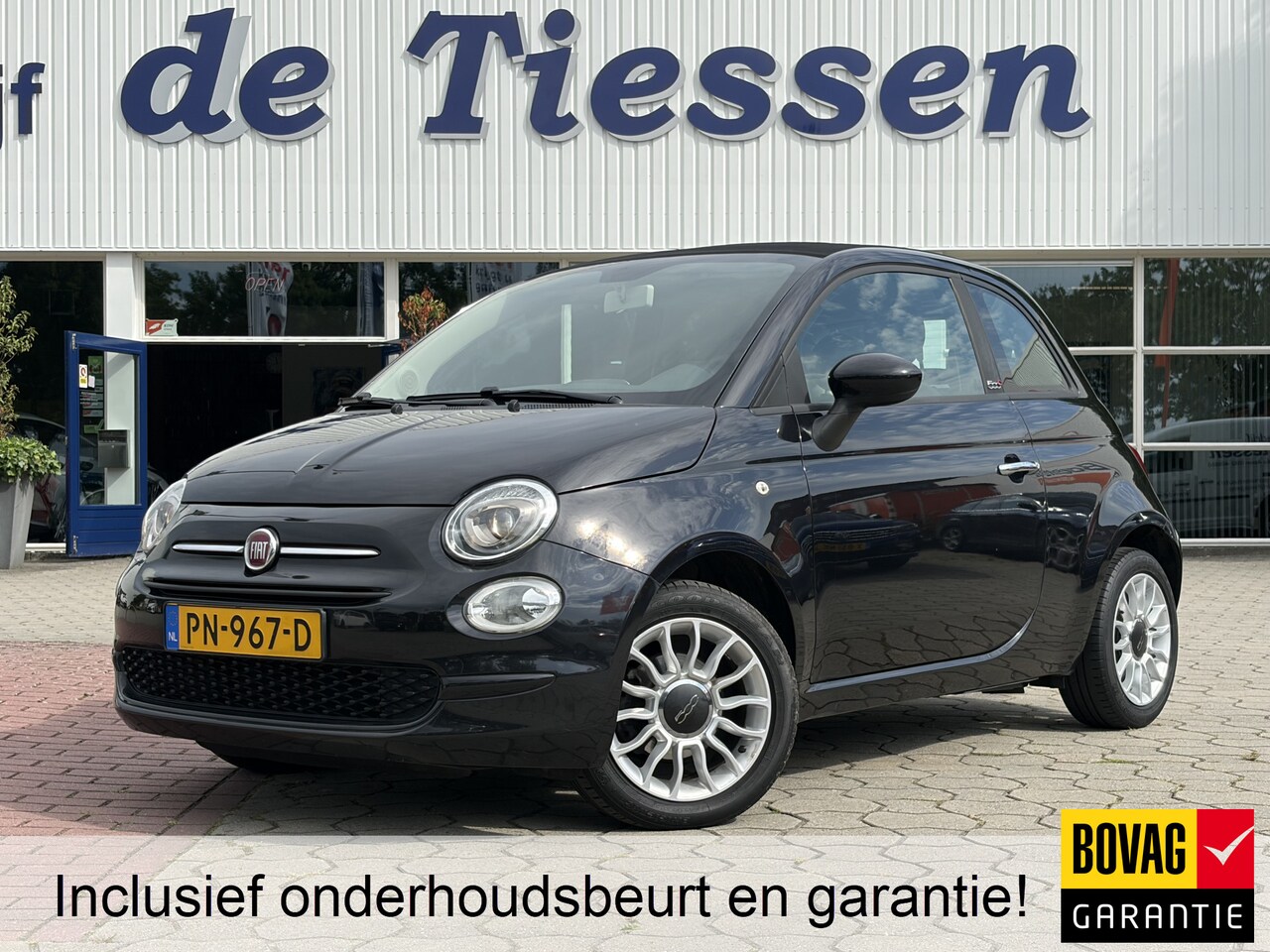 Fiat 500 C - 1.0 TwinAir Pop | Cabrio | Airco | NL Auto | Rijklaar met beurt & garantie! - AutoWereld.nl