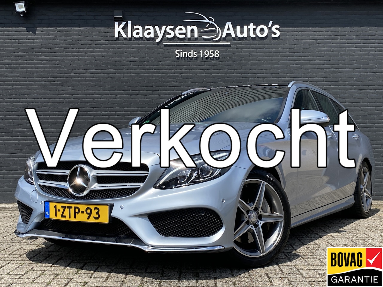 Mercedes-Benz C-klasse Estate - 250 AMG 211 pk AUT. | dealer onderh. | rood leder | panoramadak | burmester audio | trekha - AutoWereld.nl