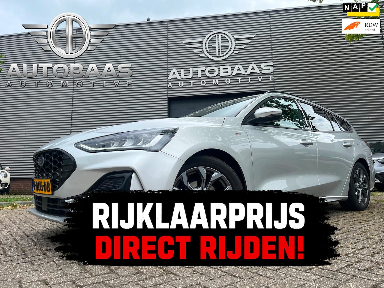 Ford Focus Wagon - 1.0 EcoBoost Hybrid ST Line 155PK AUTOMAAT BJ2023 NAVI+KEYLESS+STOELVERWARMING+B&O SOUNDSY - AutoWereld.nl