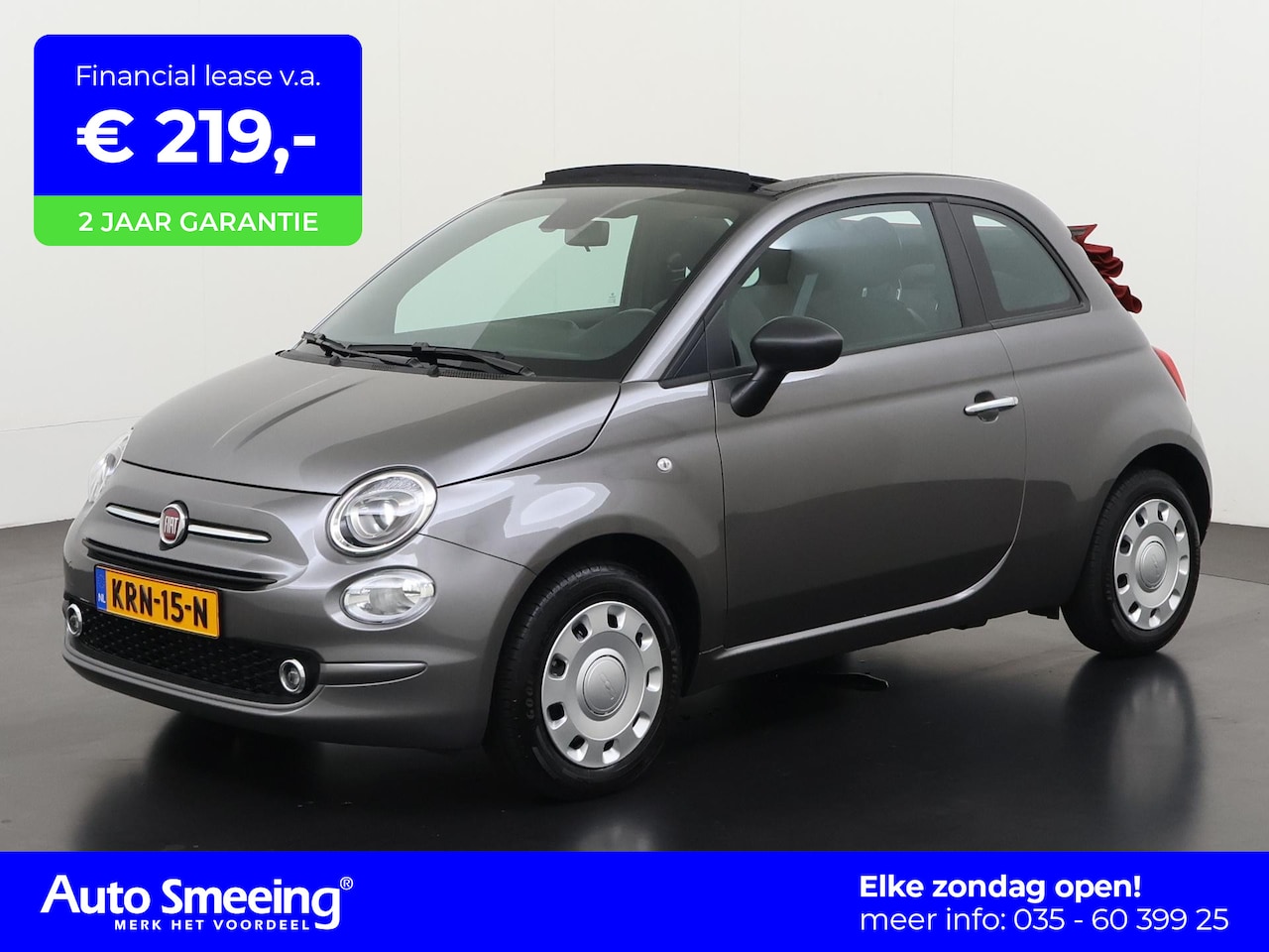Fiat 500 C - 1.0 Hybrid Dolcevita | Apple/Android Carplay | Zondag Open! - AutoWereld.nl