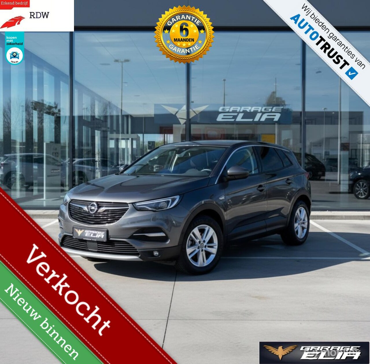 Opel Grandland X - 1.2 Turbo Business Elegance| Navi | PDC - AutoWereld.nl