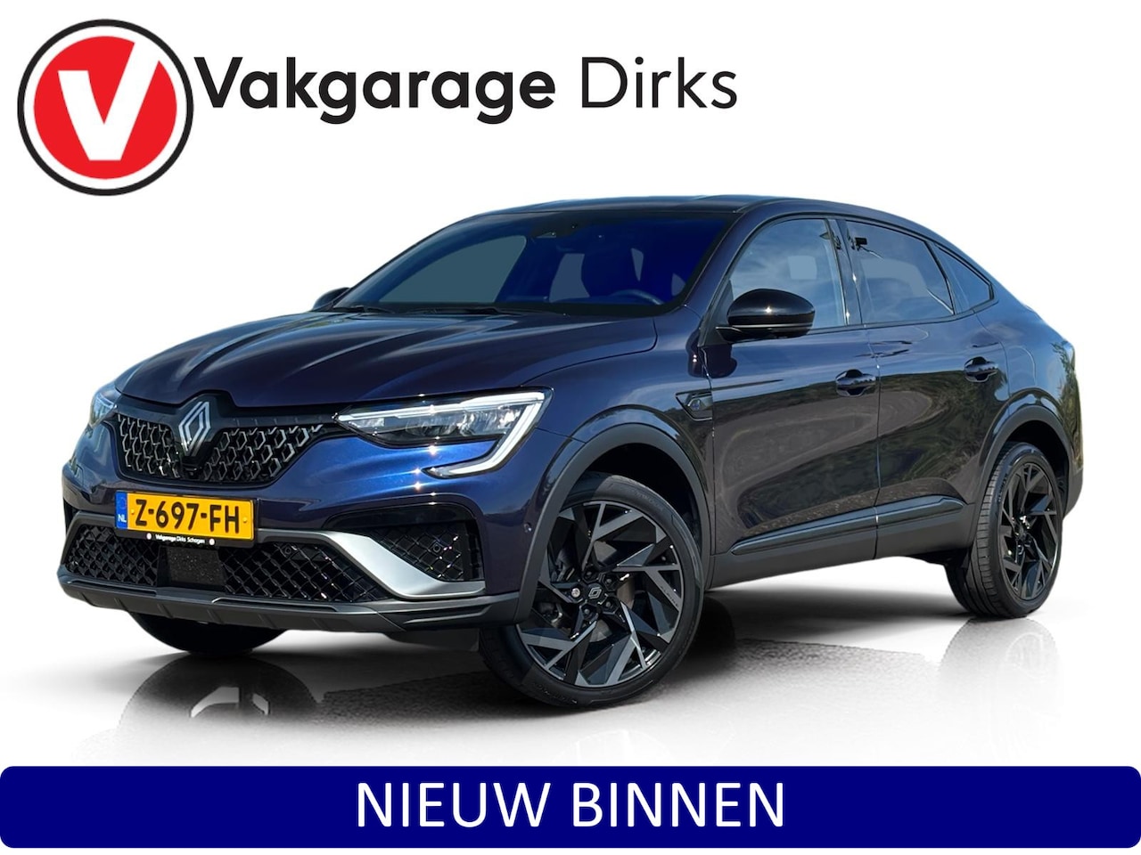 Renault Arkana - 1.6 E-Tech Full Hybrid 145 Esprit Alpine ✅ Leder ✅ 360 ✅ ACC - AutoWereld.nl