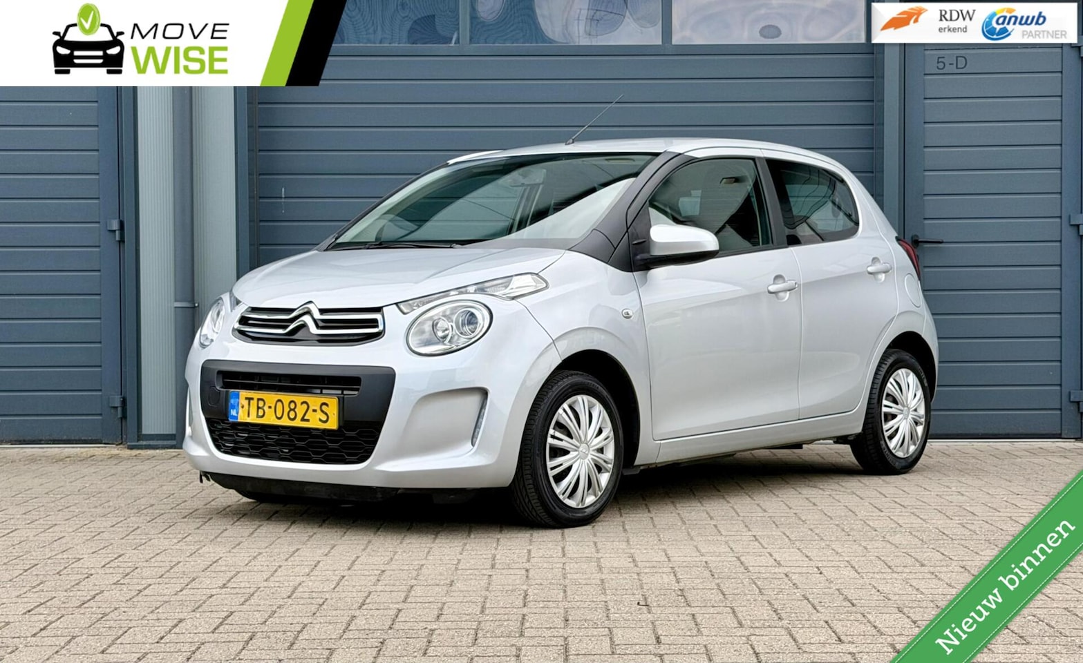 Citroën C1 - 1.0 Airscape Feel | LAGE KM NAP | bj. 2018 | 5 Deurs | Airco | Zuinig & Betrouwbaar | Blue - AutoWereld.nl