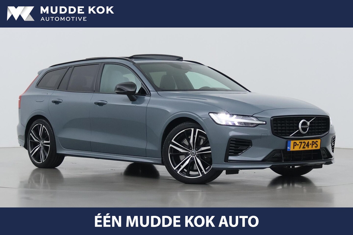 Volvo V60 - T6 Plus Dark | Panoramadak | Camera | BLIS | Trekhaak | Leder - AutoWereld.nl