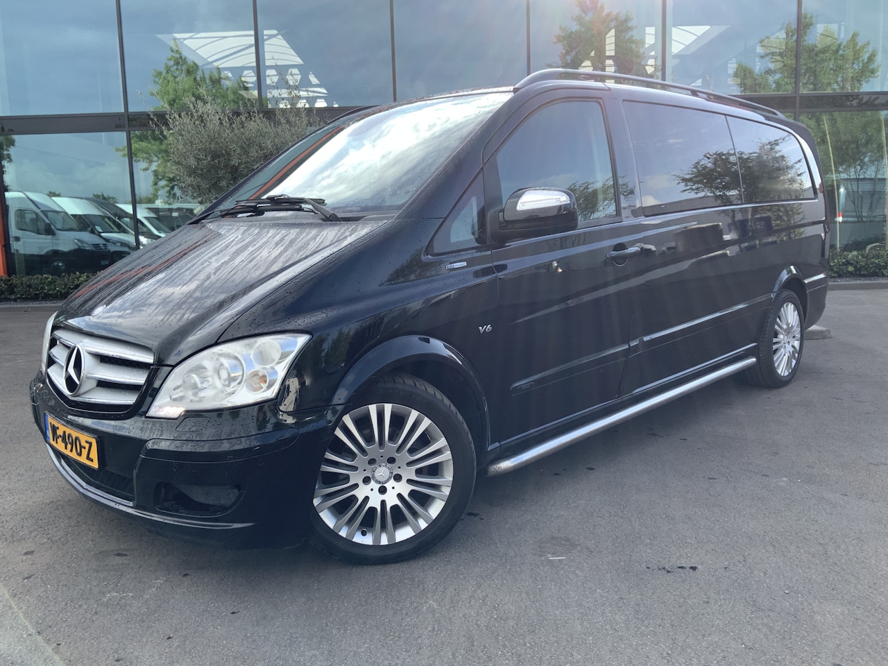 Mercedes-Benz Viano - 3.0 CDI Ambiente Extra Lang Dub Cab Automaat 5 Zits Airco Navi Cruise Alu Velg Dak Rial Ca - AutoWereld.nl