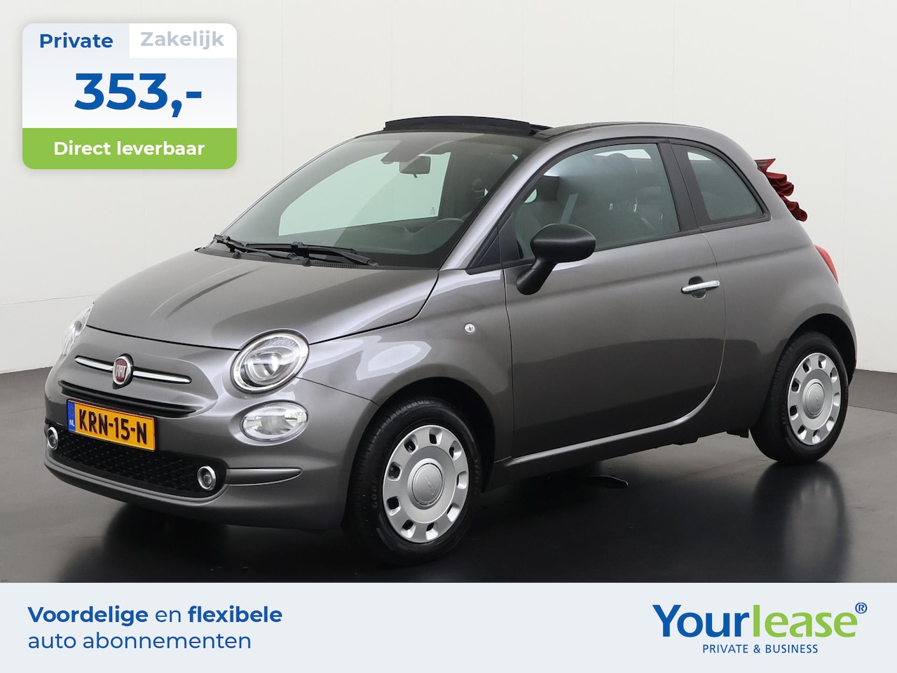 Fiat 500 C - 1.0 Hybrid Dolcevita | All-in 353,- Private Lease | Direct uit voorraad - AutoWereld.nl