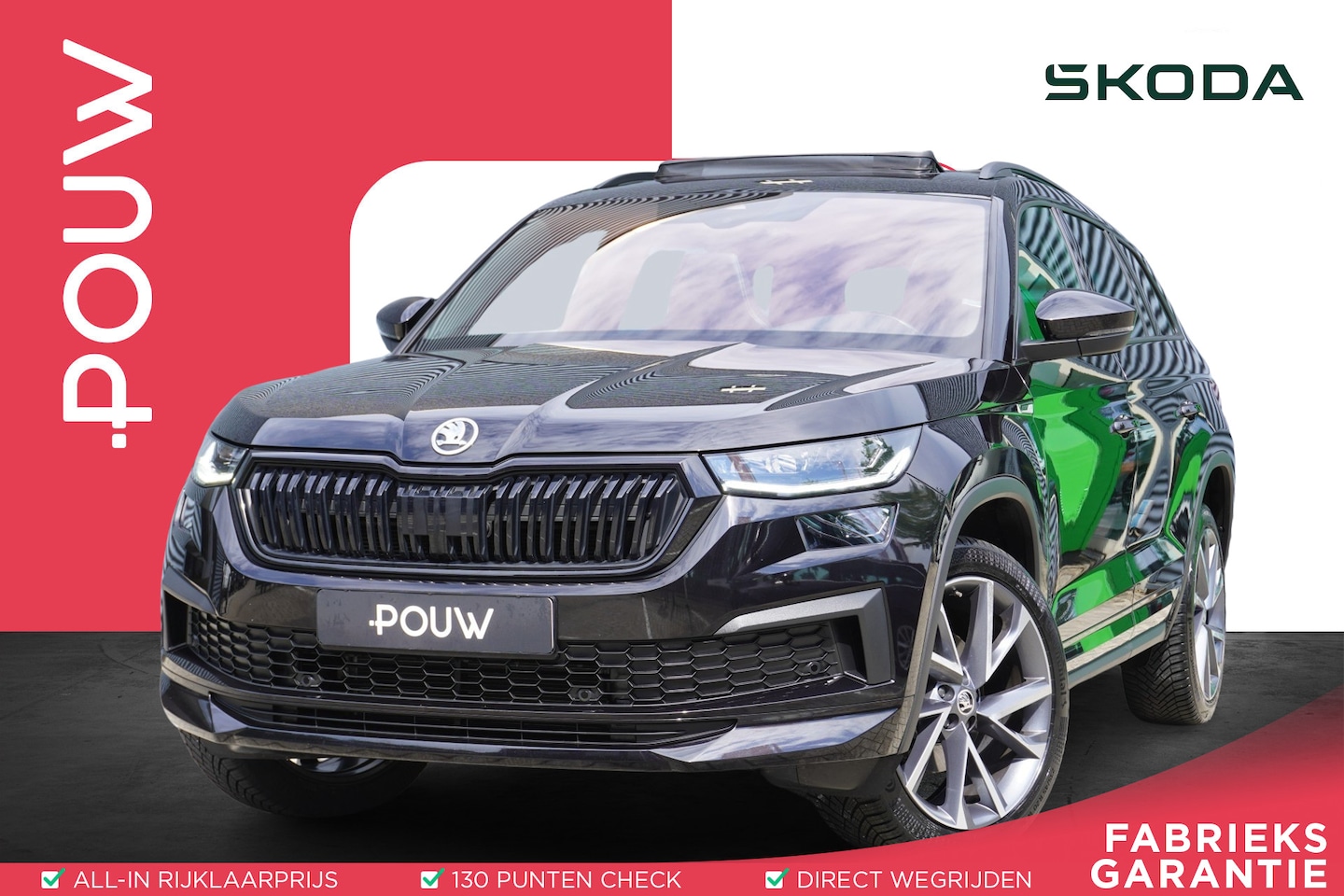Skoda Kodiaq - 1.5 TSI 150pk DSG Sportline Business | Trekhaak | Panoramadak | DCC | ACC | Stoelverwarmin - AutoWereld.nl
