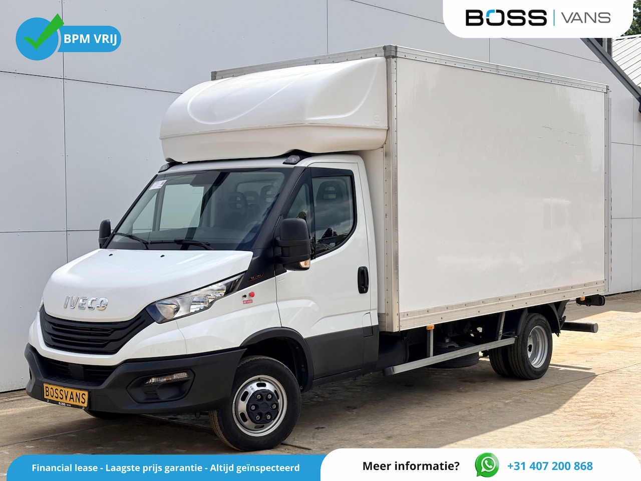 Iveco Daily - 35C16 3.0 160PK Laadklep Zijdeur Camera Climate Control Bluetooth Bakwagen Meubelbak Koffe - AutoWereld.nl