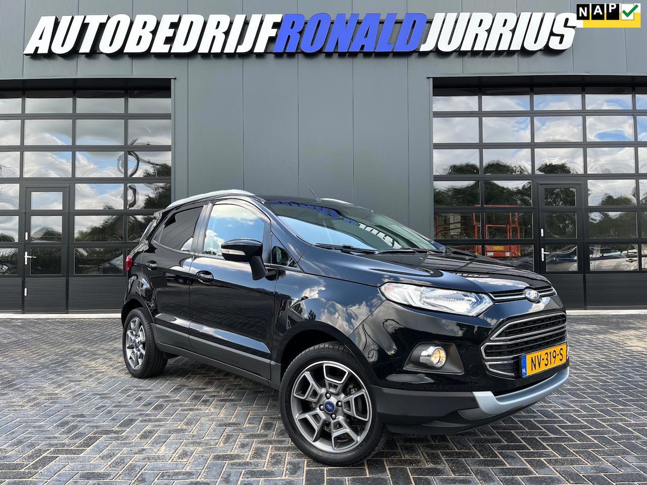 Ford EcoSport - 1.0 EcoBoost Titanium NL.Auto/Trekhaak/Leder/125Pk/Climatronic/Cruise-control/2de Eigenaar - AutoWereld.nl
