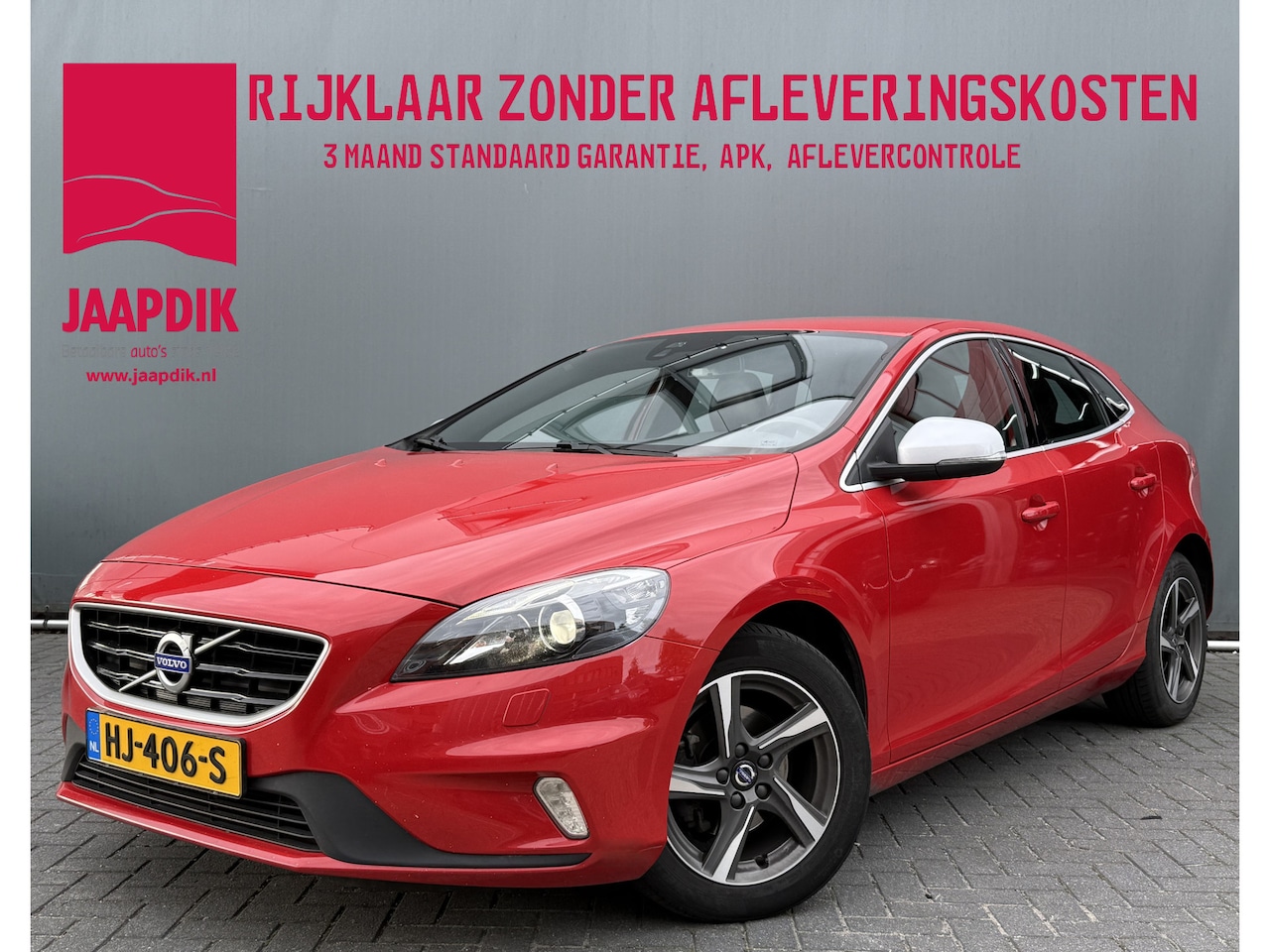 Volvo V40 - BWJ 2015 2.0 D2 120 PK R-Design Business R-DESIGN | STOELVERW. | TREKHAAK | NAVI | CLIMA | - AutoWereld.nl