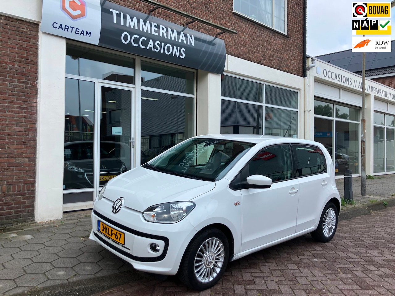 Volkswagen Up! - 1.0 high up! BlueMotion|CruiseCtrl|Parkeersensoren - AutoWereld.nl
