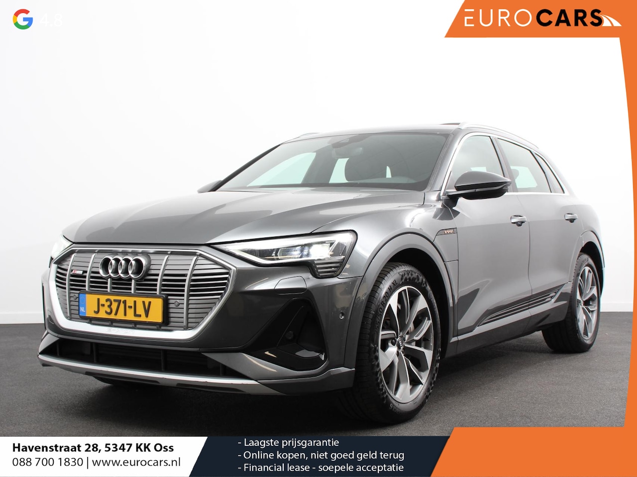 Audi e-tron - 50 quattro S-Line edition Panoramadak Navigatie Camera Parkeersensoren Elektrische achterk - AutoWereld.nl