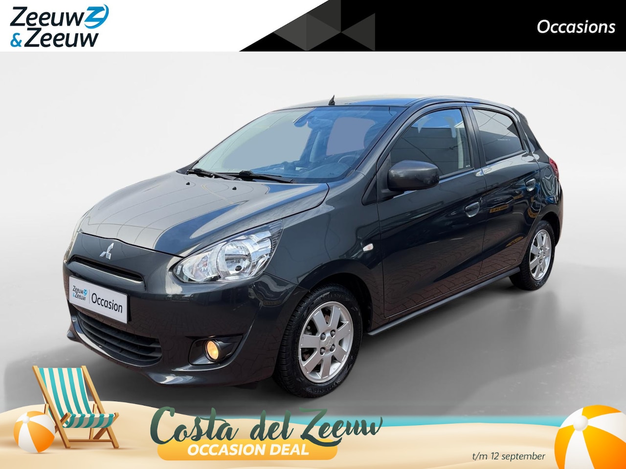 Mitsubishi Space Star - 1.2 Intense Automaat | Nette auto | Climate control | afneembare trekhaak | Keyless Entry - AutoWereld.nl