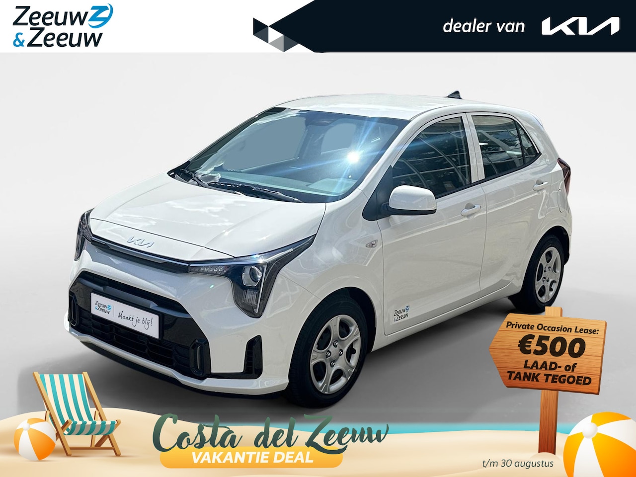 Kia Picanto - 1.0i DynamicLine Navi | Camera | Apple Carplay / Android auto | Parkeersensoren | Fabrieks - AutoWereld.nl