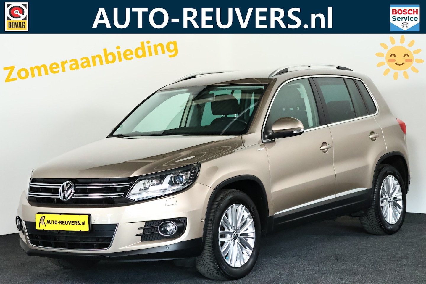 Volkswagen Tiguan - 1.4 TSI Sport&Style Navi / Cruisecontrol / Automaat / Xenon / PDC - AutoWereld.nl