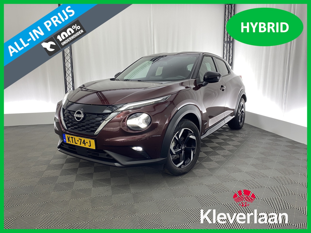 Nissan Juke - 1.6 Hybrid N-Connecta | Apple carplay | Camera | Navi | Cruise | LED | Key less | Rijstroo - AutoWereld.nl