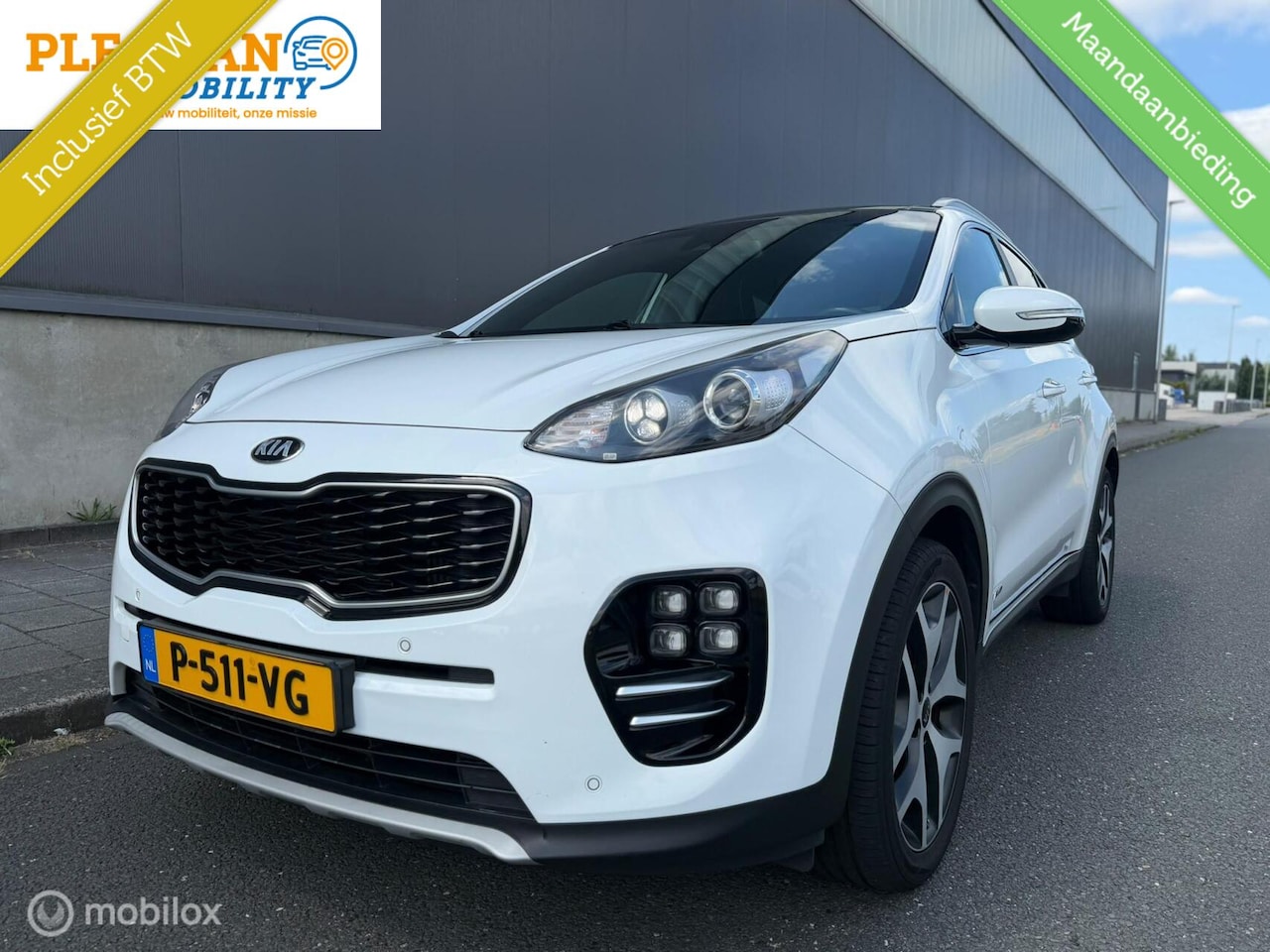Kia Sportage - 1.6 T-GDI 4WD GT-Line 1.6 T-GDI 4WD GT-Line 177 PK, Schuifdak, Leder. - AutoWereld.nl
