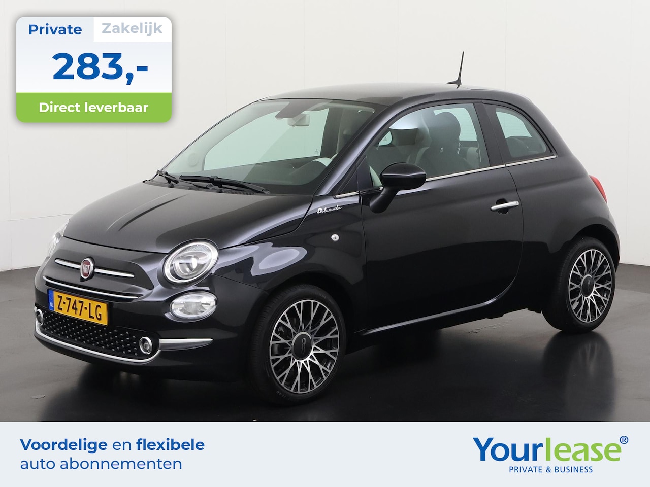 Fiat 500 - 1.0 Hybrid Dolcevita | All-in 283,- Private Lease | Direct uit voorraad - AutoWereld.nl