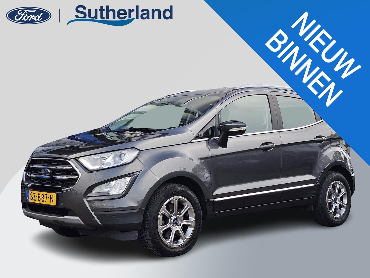 Ford EcoSport - 1.0 EcoBoost Titanium Automaat | 1ste eigenaar | Dealeronderhouden | Hoge instap! | Achter - AutoWereld.nl