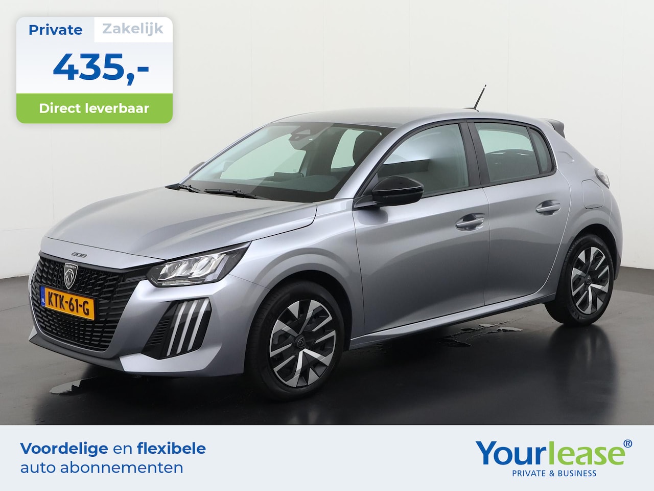 Peugeot 208 - 1.2 Hybrid 110 e-DCS6 Allure | All-in 435,- Private Lease | Direct uit voorraad - AutoWereld.nl