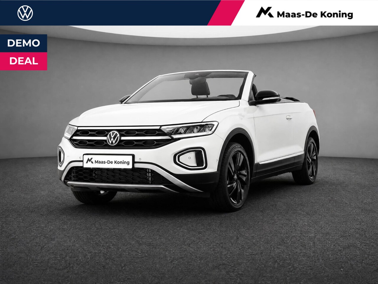 Volkswagen T-Roc Cabrio - Style 1.0 115 pk Cabriolet 6 versn. Hand · Black style pakket · Comfort pakket · Multimedi - AutoWereld.nl
