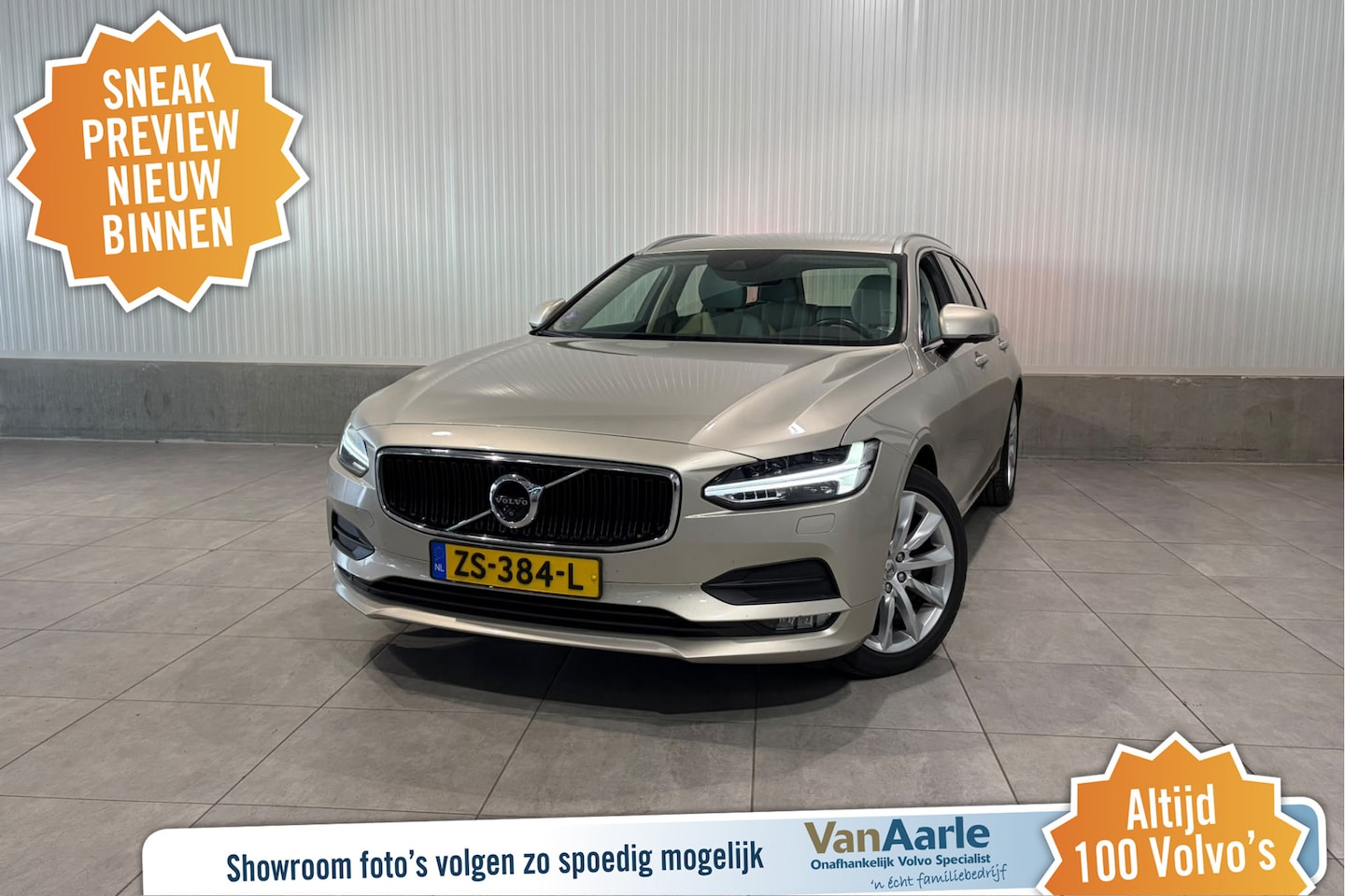Volvo V90 - T5 Aut. Momentum ACC Trekhaak Leder Stoelverwarming 254pk - AutoWereld.nl