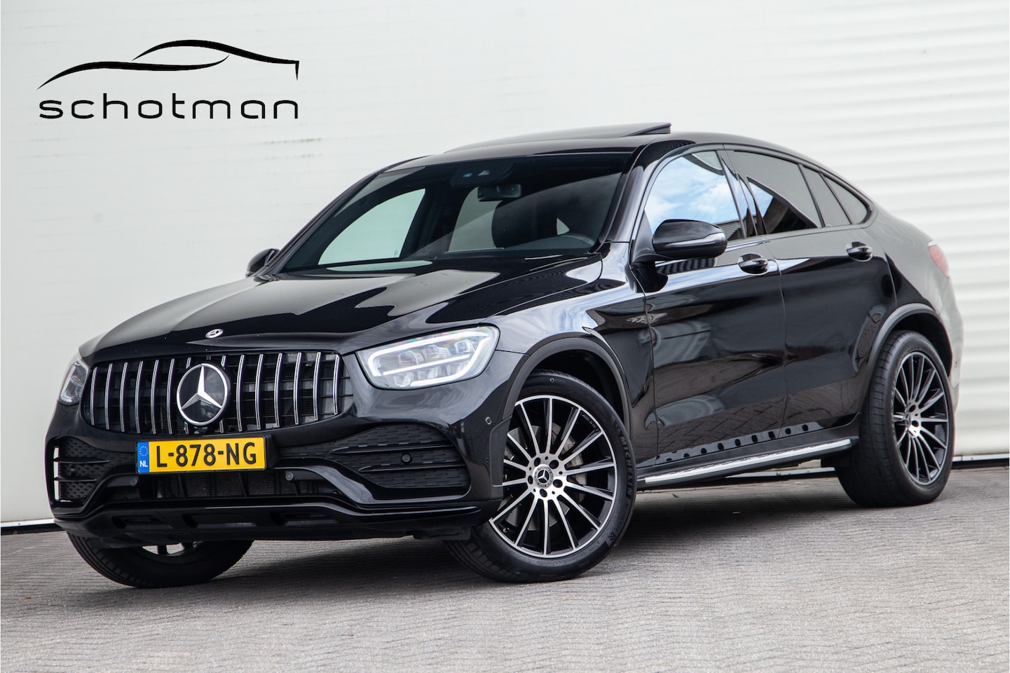 Mercedes-Benz GLC-klasse Coupé - 300 4MATIC Premium AMG Schuifdak, Memory, Nightpakket 2020 - AutoWereld.nl
