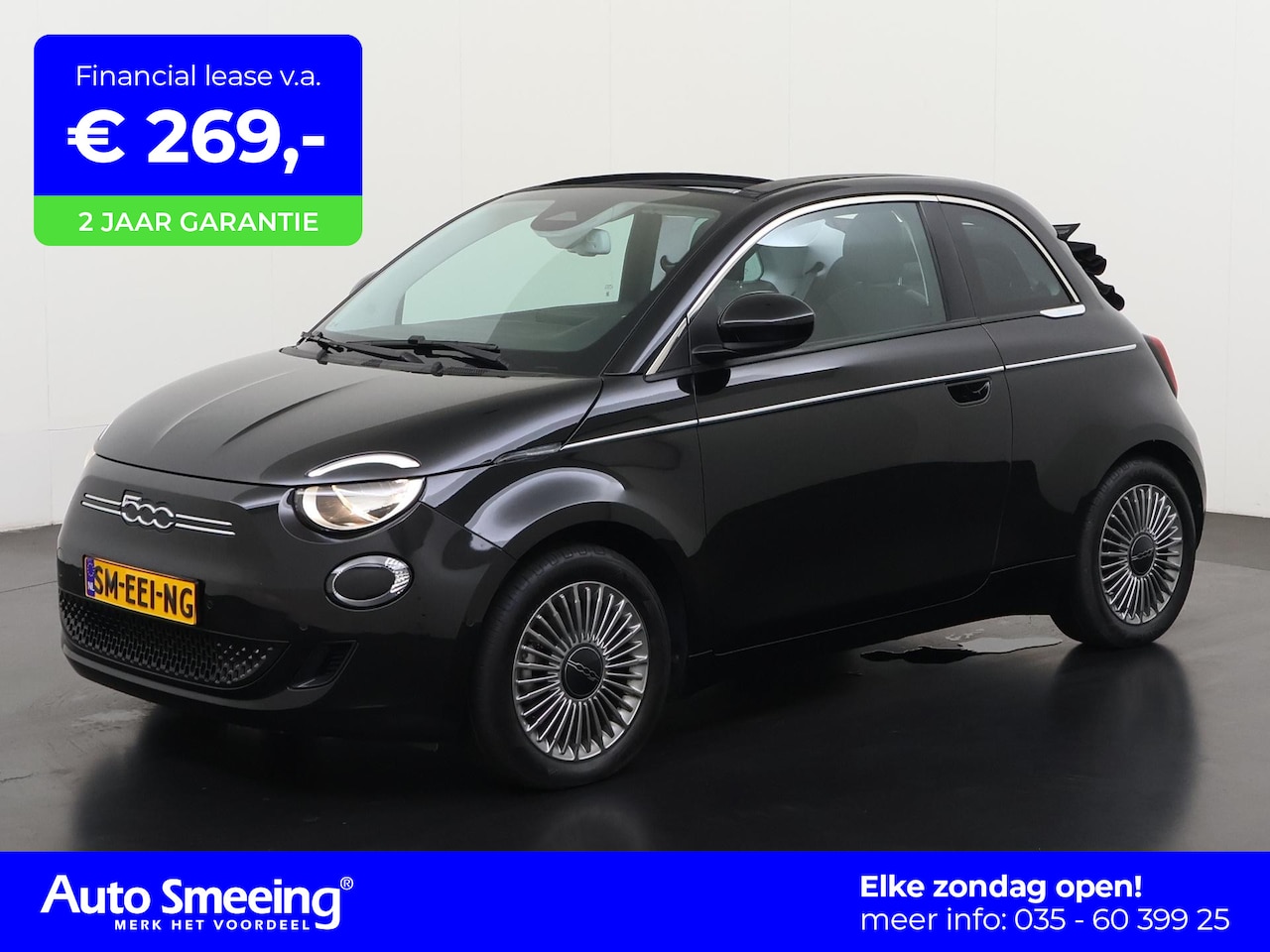 Fiat 500 C - 500e Icon 42 kWh | SOH 97% | 360 Camera | Apple Carplay | Stoelverwarming | Zondag Open! - AutoWereld.nl