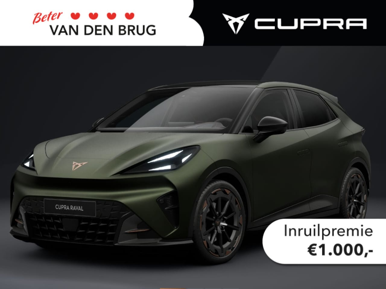 CUPRA Raval - VZ 56 kWh 225PK | 19" Velgen | Panoramadak | Sennheiser Audio | 360 Camera | Stoel- & Stuu - AutoWereld.nl