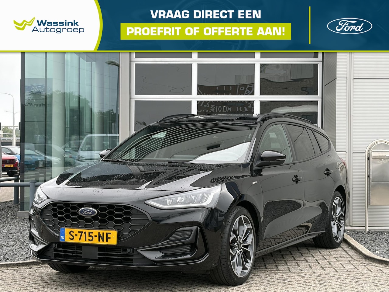 Ford Focus Wagon - 1.0 EcoBoost Hybrid ST Line X I Navigatie I Airco I Achteruitrijcamera I - AutoWereld.nl