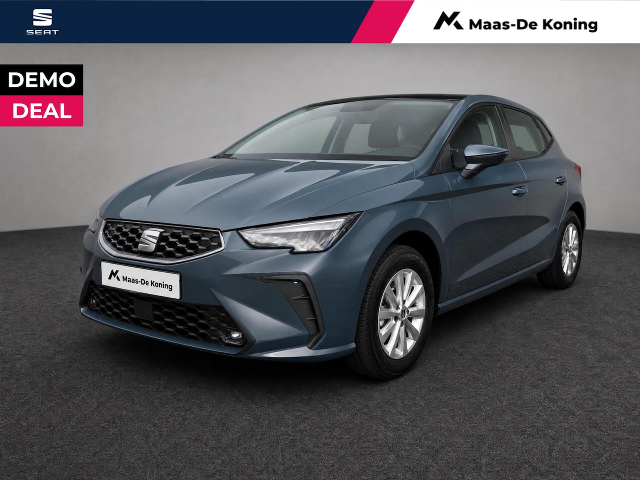 SEAT Ibiza - Reference 1.0 EcoTSI 70 kW / 95 PK Hatchback 5 deu | Fiord Blue | - AutoWereld.nl