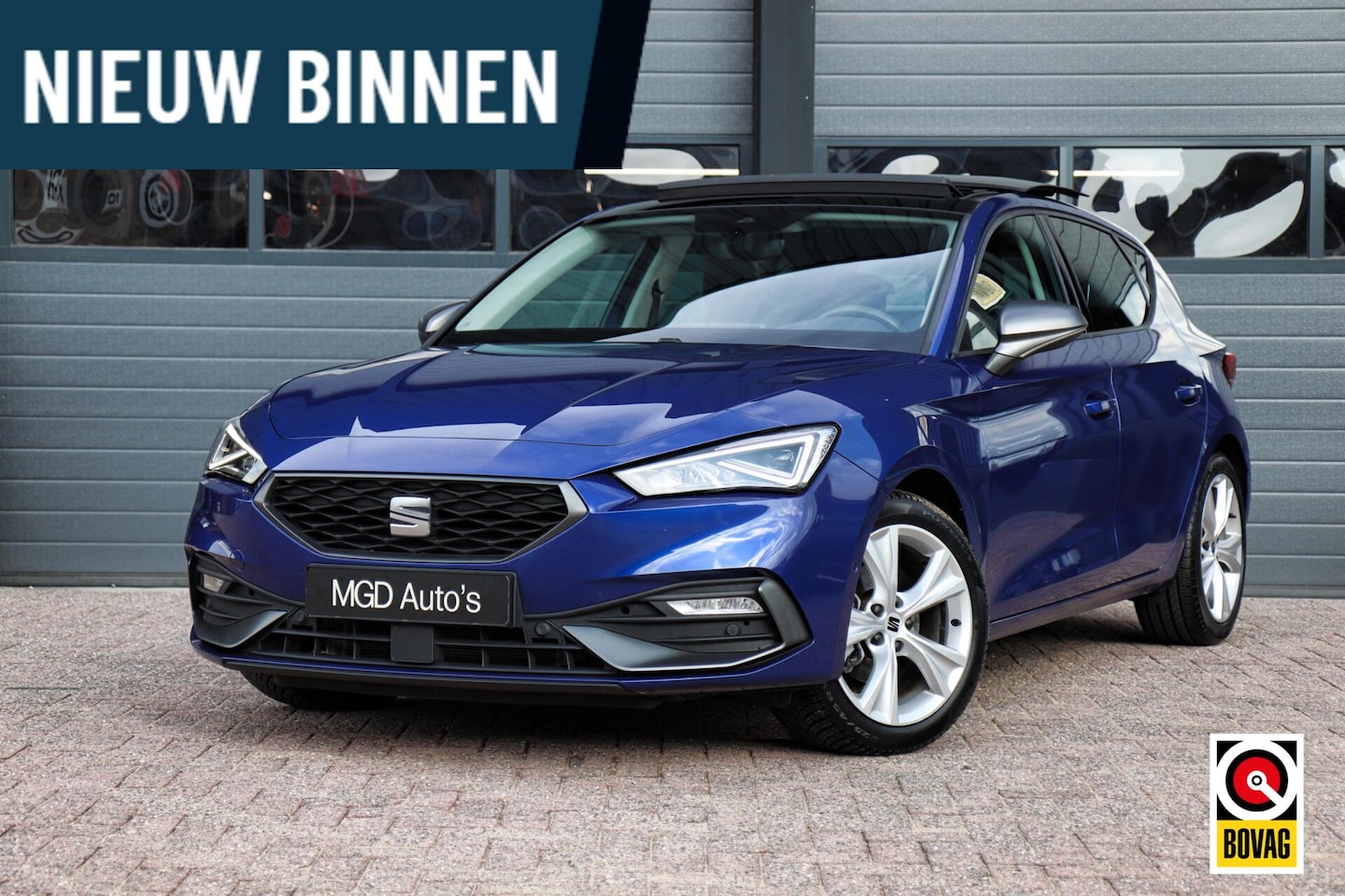 SEAT Leon - 1.5 eTSI FR |LED|PANODAK|SFEERVERL.|CARPLAY|STOELVERW.|ACC|KEYLESS - AutoWereld.nl
