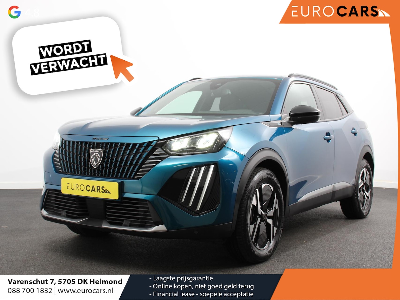 Peugeot e-2008 - EV Allure Pack 54 kWh Navigatie by Apple Carplay Android Auto Climate Control Parkeer sens - AutoWereld.nl