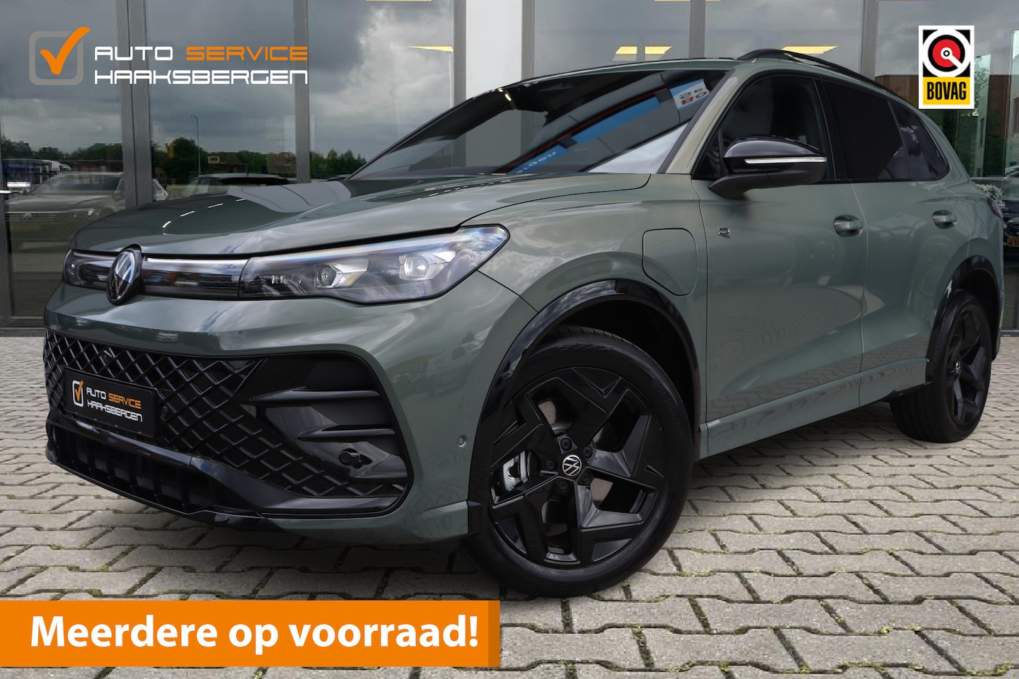 Volkswagen Tiguan - 1.5 eHybrid R-Line | Leder | Memory | 360 Camera | Cipressino Grün | - AutoWereld.nl