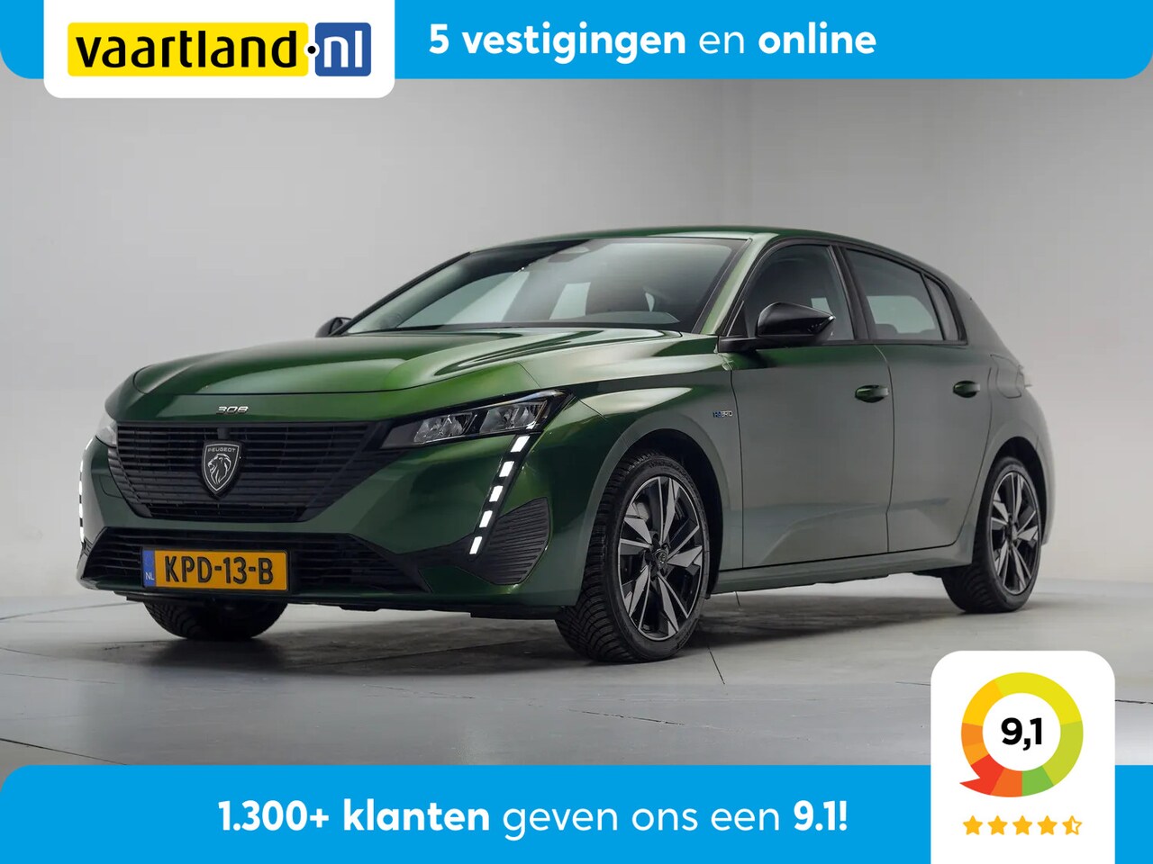 Peugeot 308 - 1.6 Plug-in Hybrid 180 Active [ LED Navi PDC ] - AutoWereld.nl