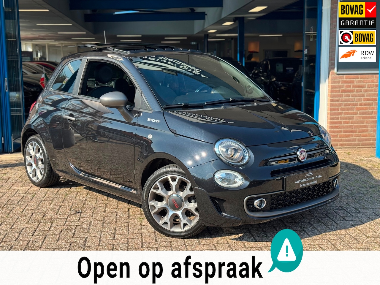 Fiat 500 - 1.0 Hybrid Sport 2022 PANO NAVI APK NAP! - AutoWereld.nl