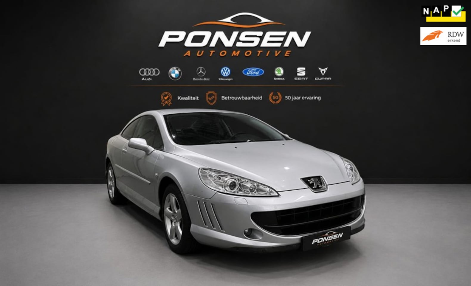 Peugeot 407 Coupé - 2.2-16V Référence 2.2-16V Référence - AutoWereld.nl