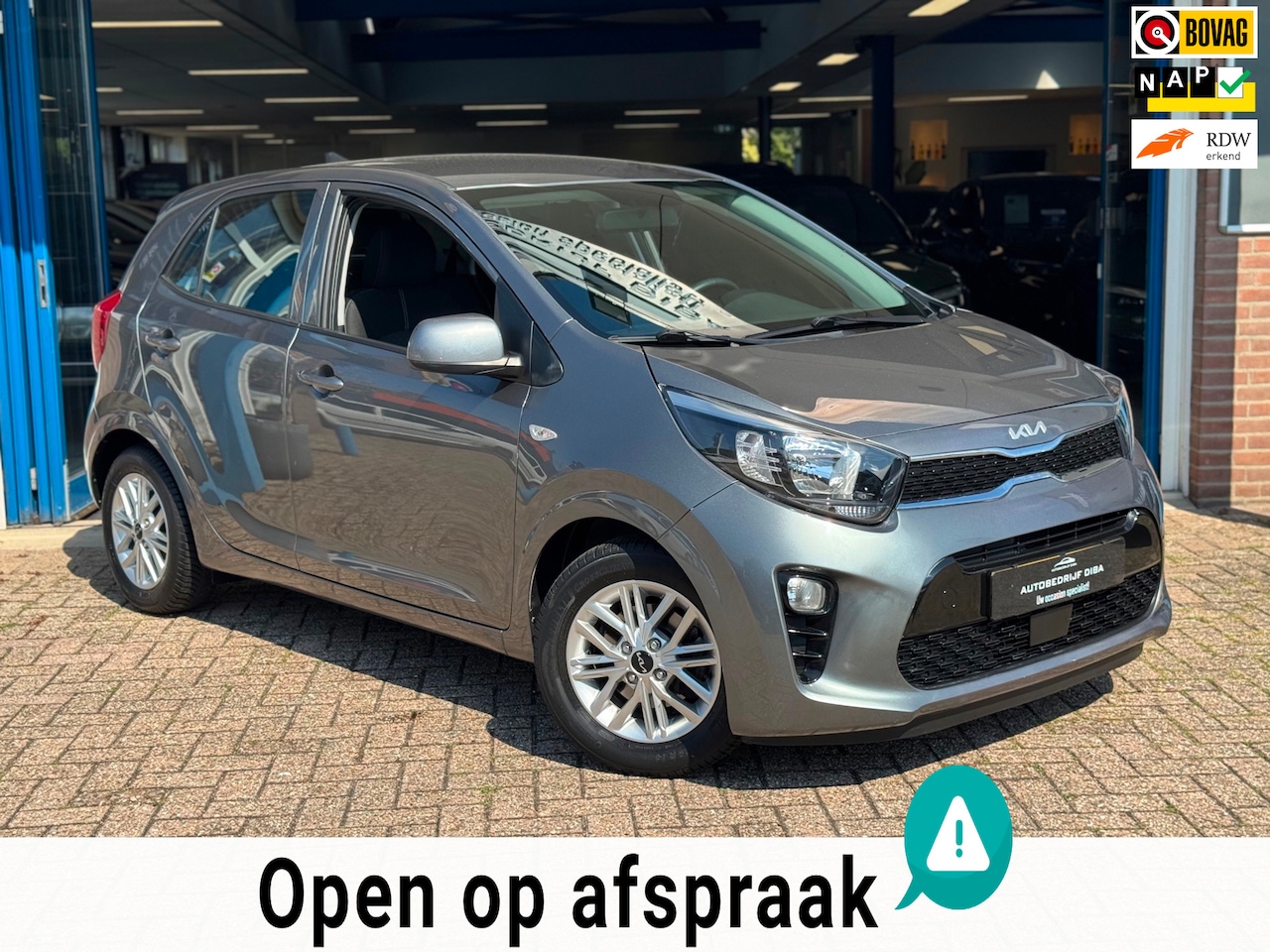 Kia Picanto - 1.0 DPi DynamicLine 2022 NAVI AIRCO BTW NAP! - AutoWereld.nl